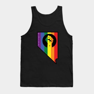 Nevada Resistance Gay Pride Flag Tank Top